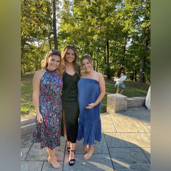 Zara midi silk dress 🖤 worn once! - Picture 2 of 2